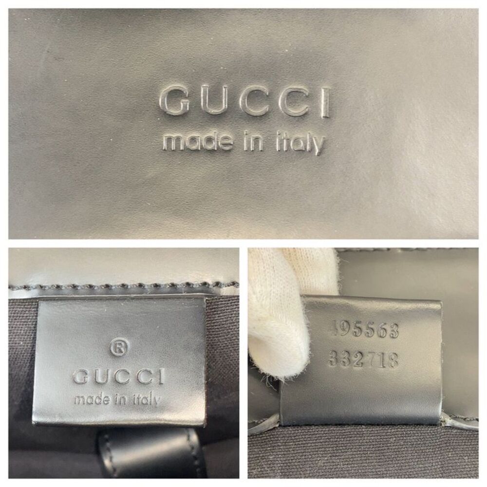 Gucci GG Supreme Canvas Leather Backpack - Picture 5 of 10